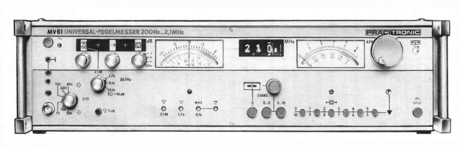 MV61 Voltmeter Messplatz 61