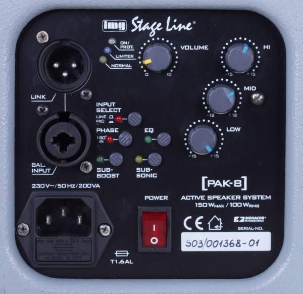 PAK-8-Aktivlautsprechersystem Monacor