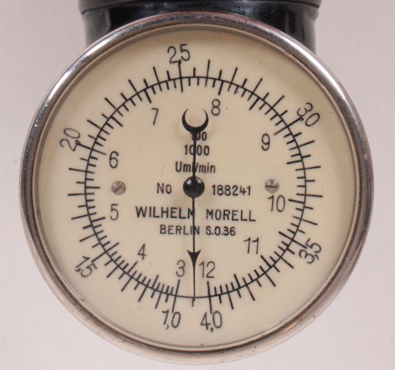 Tachometer Wilhelm Morell