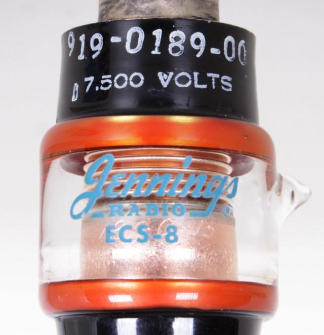 Glass Vacuum Variable Capacitor ECS-8 Jennings