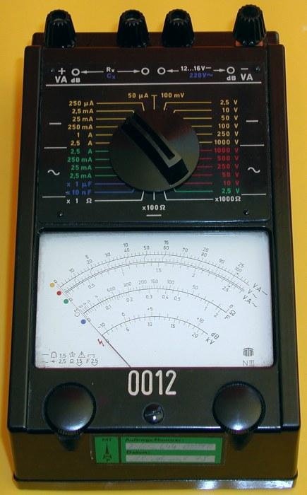 VM3 Vielfachmesser, analoges Multimeter