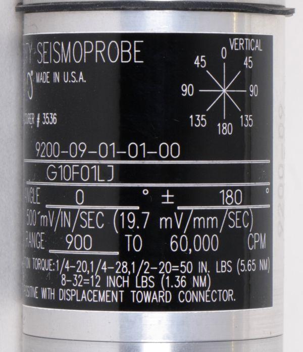 9200, 74712 Seismoprobe Velocity Transducers