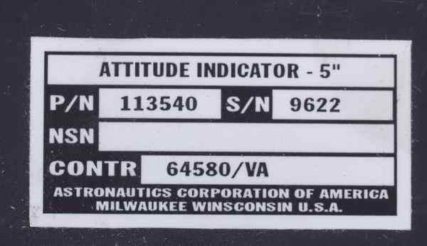 Attitude Indicator -5 USA
