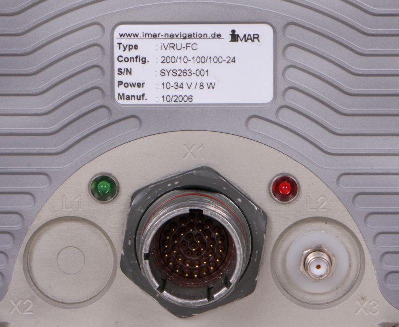 Lasergyroskop, 3-Achsen, iMAR iVRU-FC 