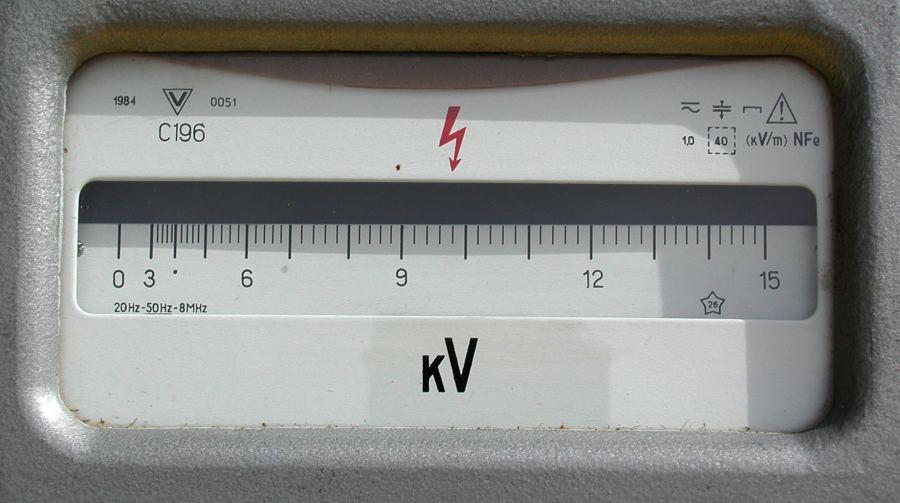 Kilovoltmeter C-196, bzw. Hochspannungs- Hochfrequenz- Voltmeter C196