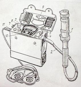  Geiger-Müller-Zählrohr Typ DP-5W, Strahlenmessgerät, Verstrahlungsmessgerät