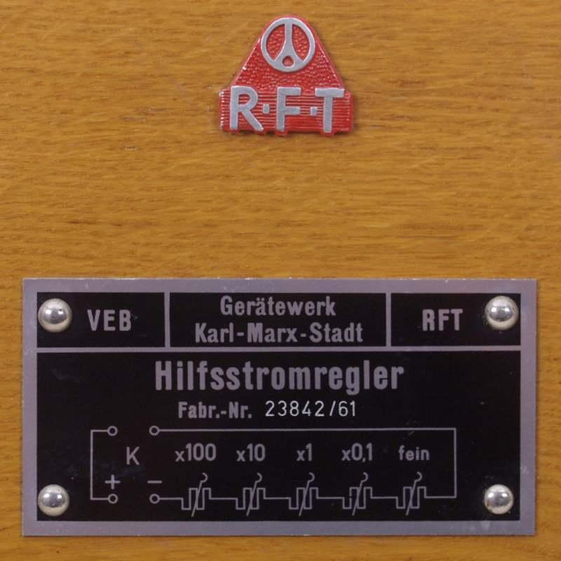 Widerstandsdekade Hilfsstromregler 1111,1 Ω von RFT