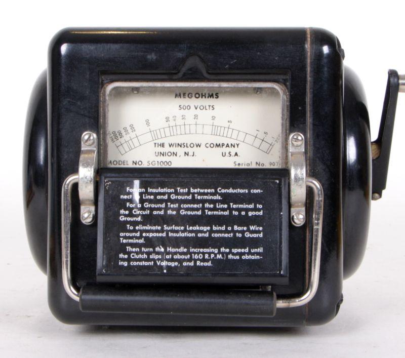 ZM-21AU  Ohmmeter, Kurbelinduktor