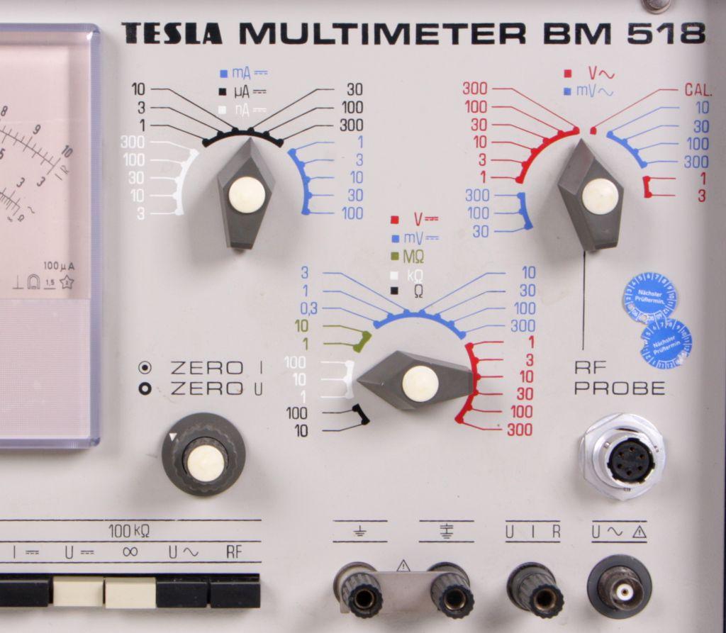 Multimeter BM 518, Tesla