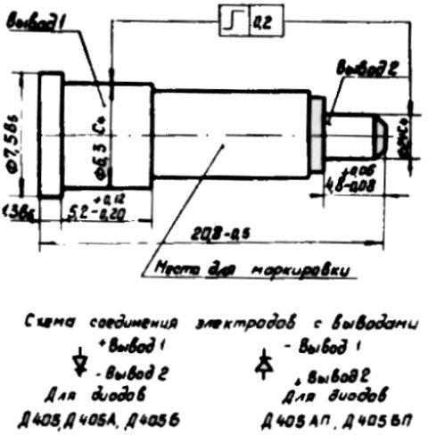 Dioden D405, Диоды Д405