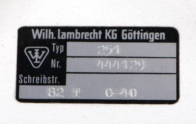 Thermograph Typ 251, Meteorograph, Wilh. Lembrecht KG Göttingen