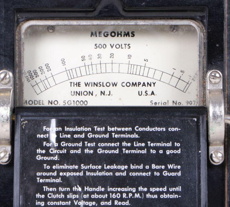 ZM-21AU  Ohmmeter, Kurbelinduktor