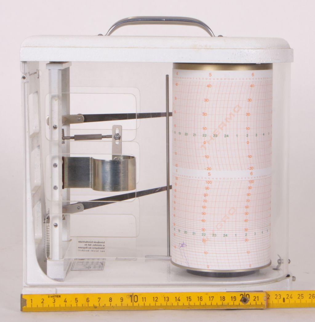 Thermohygrograph Typ 8145, Meteorograph, Fa.Lufft