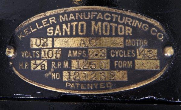 SANTOR MOTOR Keller Manufacturing CO.