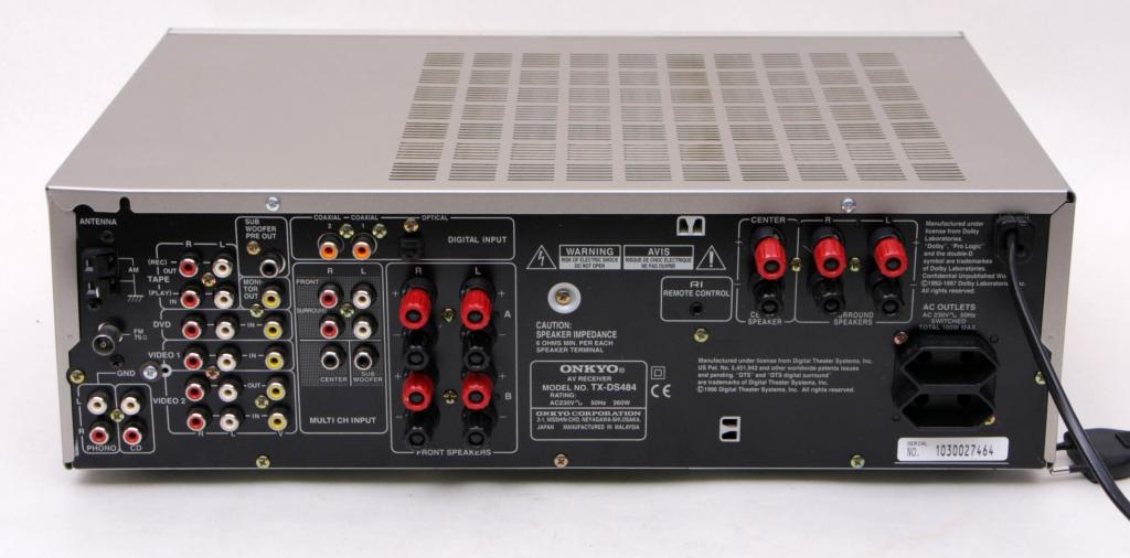 Onkyo A/V-Receiver Model TX-DS 484