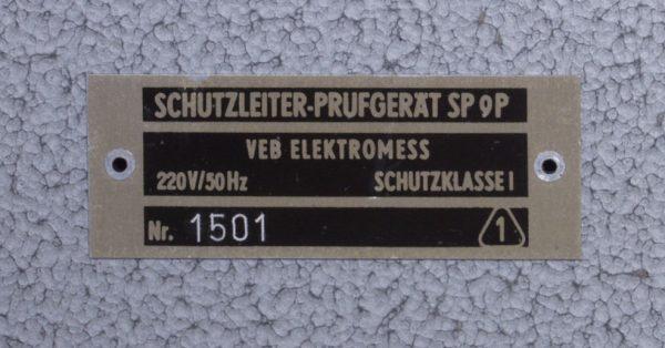 Schutzleiterprüfgerät SP 9 P