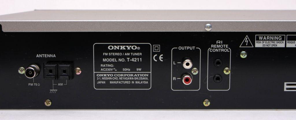 Onkyo Tuner Model No. T-4211