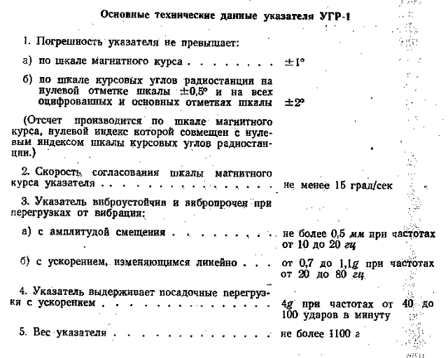 russischer Kursanzeiger UGR-1V УГР-1В